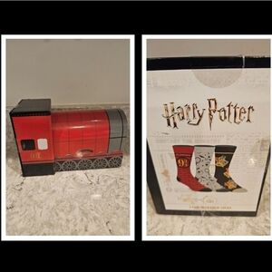 Harry Potter Gift Socks Set Hogwarts Express Train Box 3 Pack Wizarding World